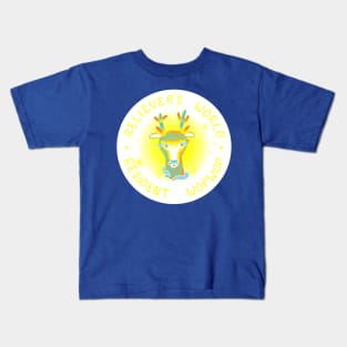 (Texted Plain Bright Colors Version) Believer's World Resident Wopwop Kids T-Shirt